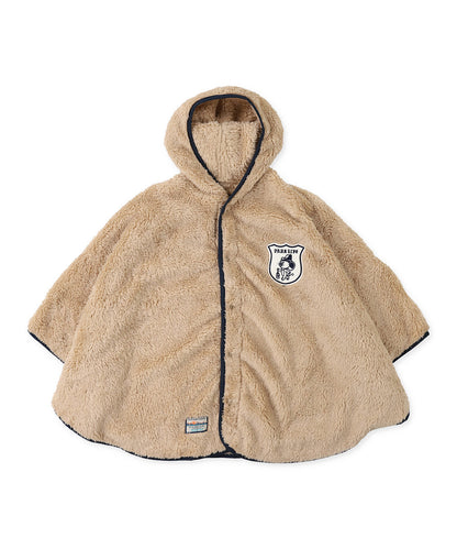 JERRY MARQUEZ Packable Boa Fleece Poncho