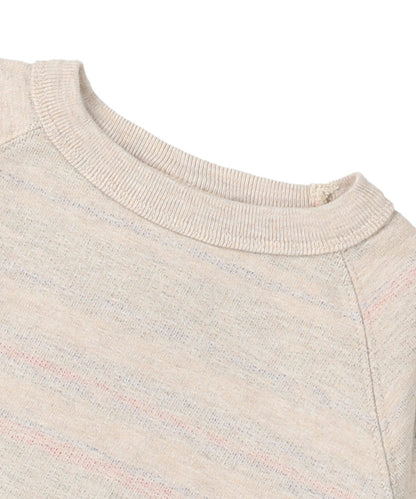 Inlay Brushed Fleece Striped GRAMICCI Pullover
