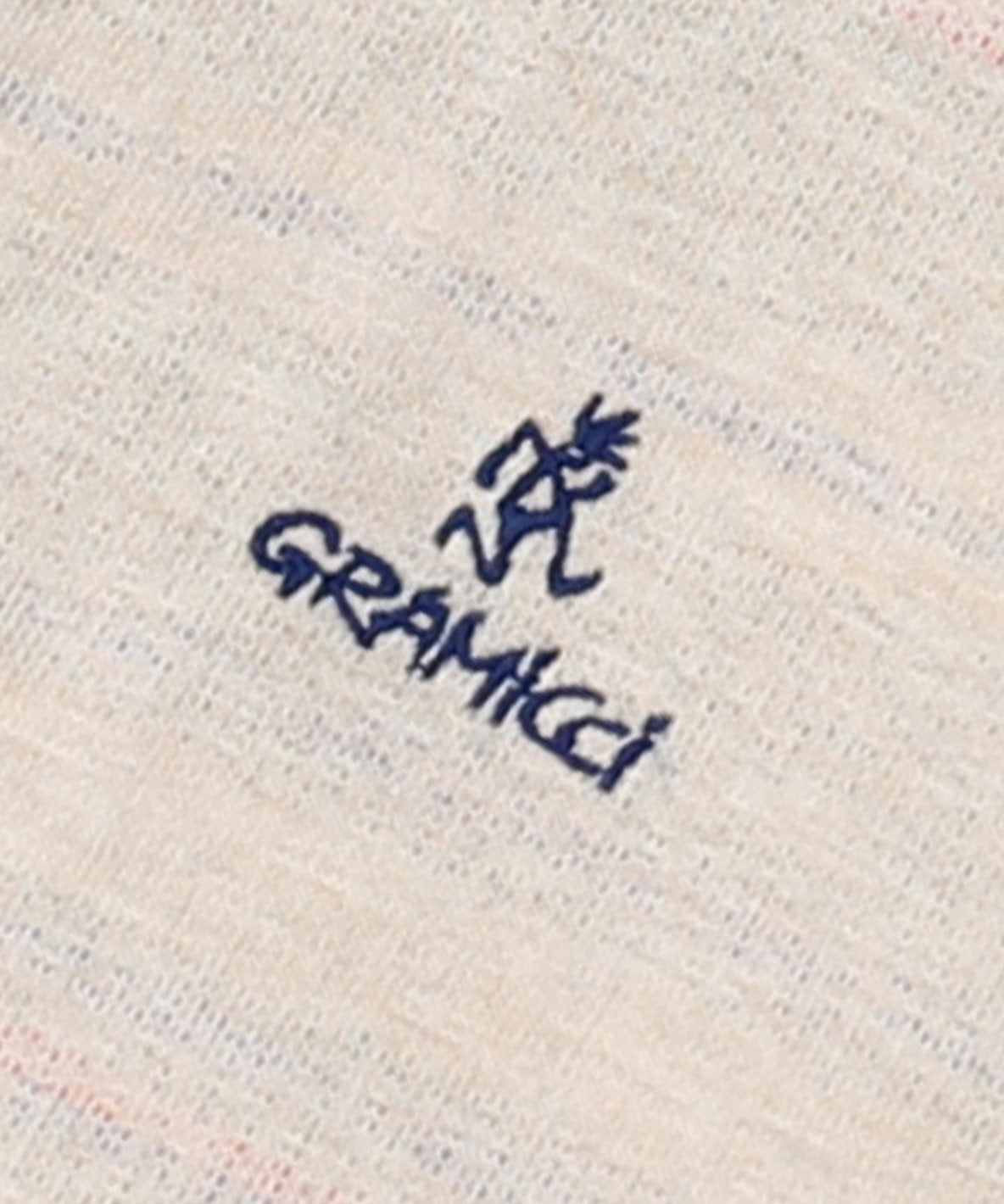 Inlay Brushed Fleece Striped GRAMICCI Zip-up Sweat Hoodie