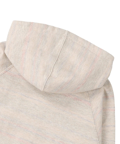 Inlay Brushed Fleece Striped GRAMICCI Zip-up Hoodie