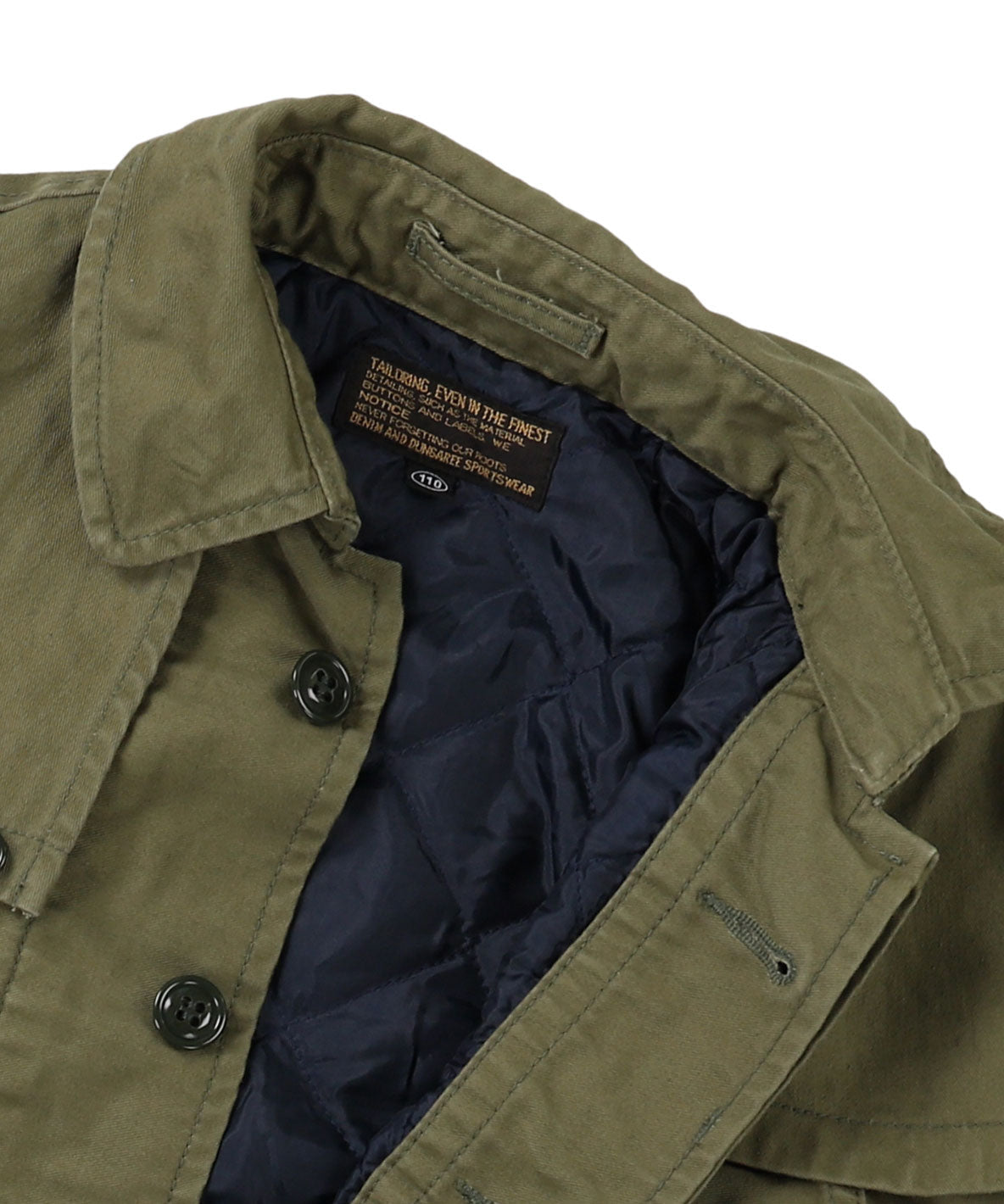 Heavy Military Moleskin Coat