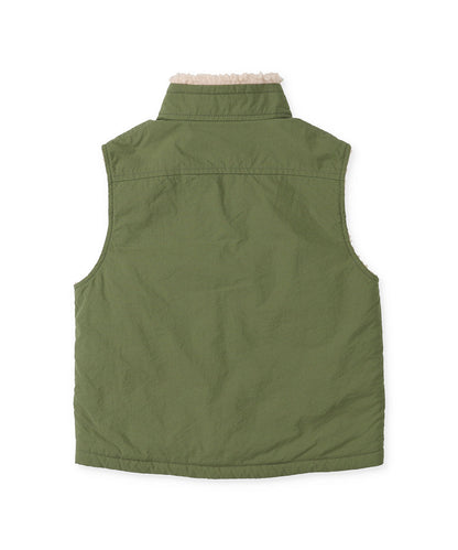 Nylon Oxford Reversible Boa Vest