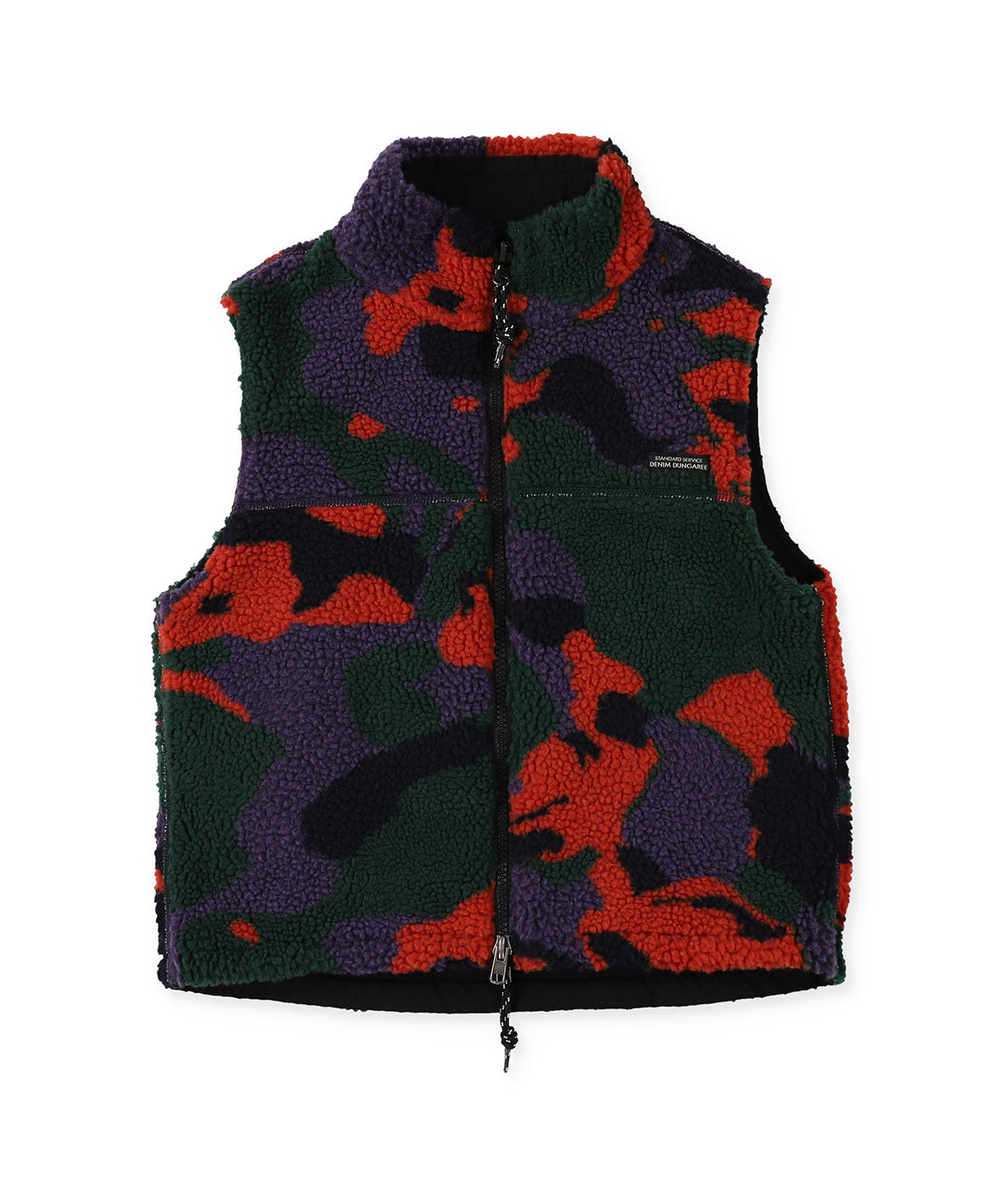 Nylon Oxford Reversible Boa Vest