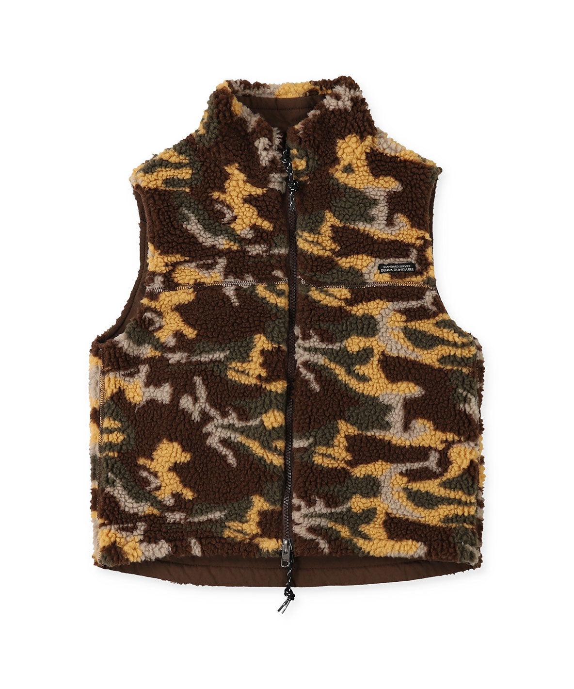 Nylon Oxford Reversible Boa Vest