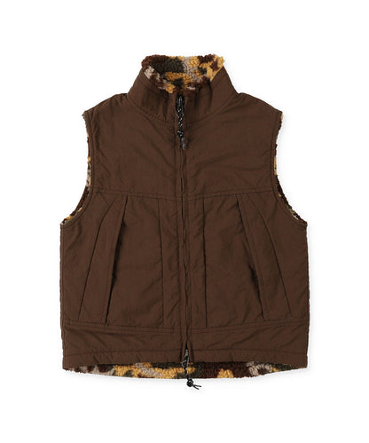 Nylon Oxford Reversible Boa Vest