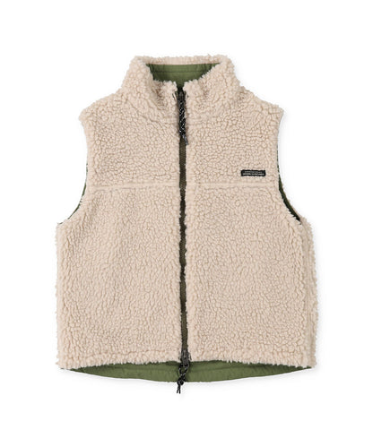 Nylon Oxford Reversible Boa Vest