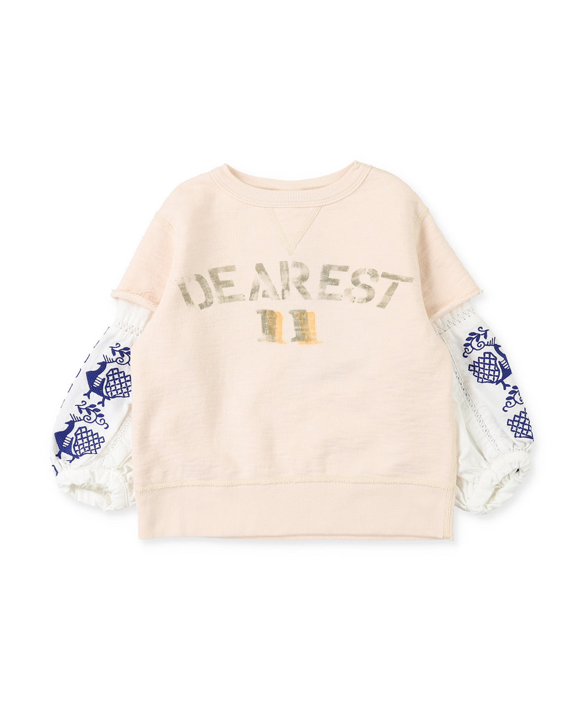 Vintage Fleece Embroidery Sweatshirt