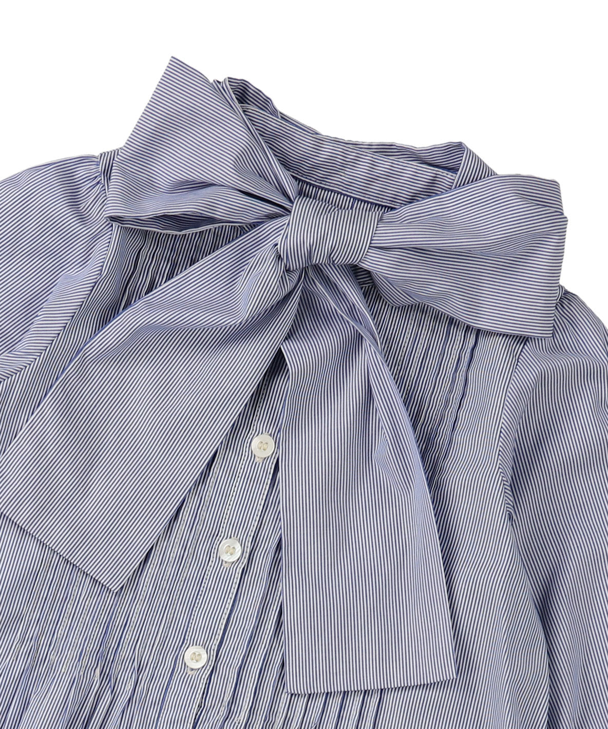 Striped Ribbon Tie Dress