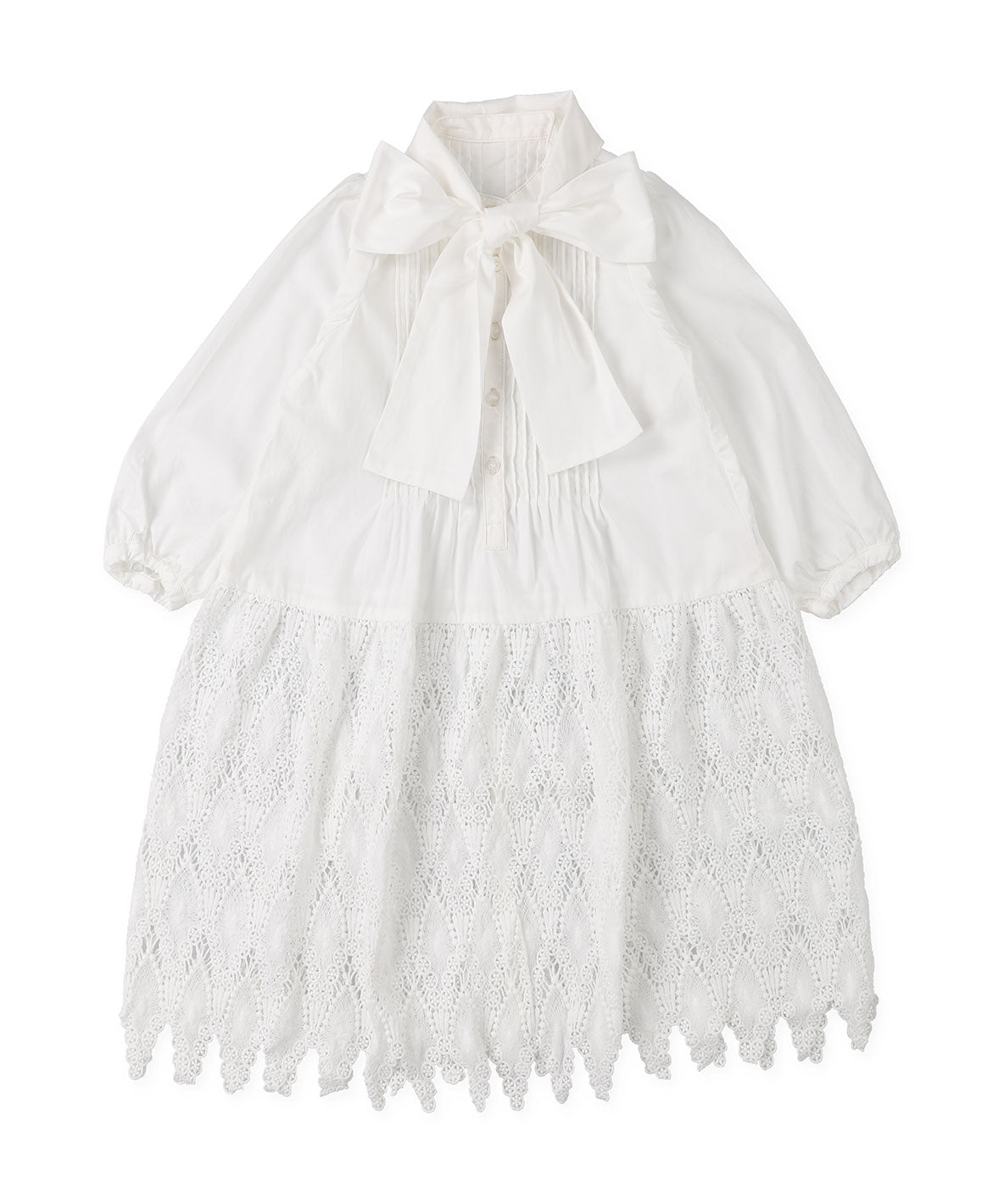 Striped Ribbon Tie Dress